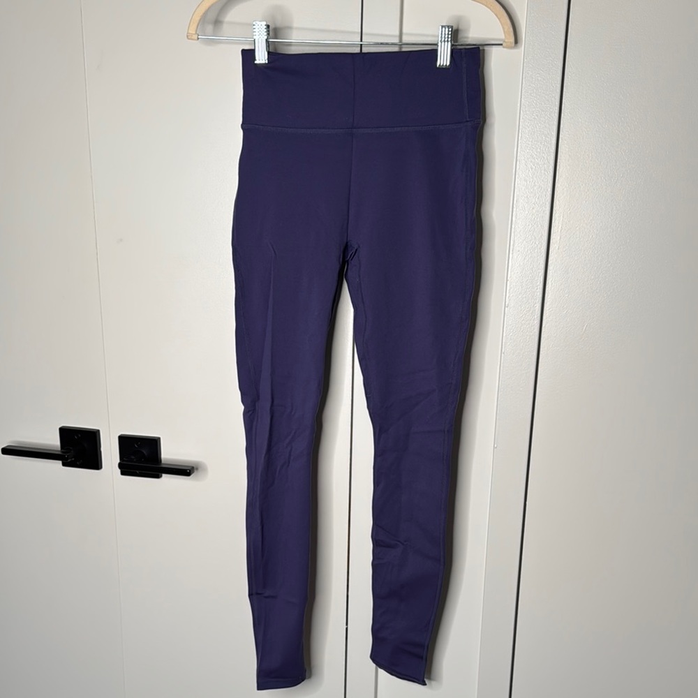 Fabletics Purple Leggings with phone / key holder